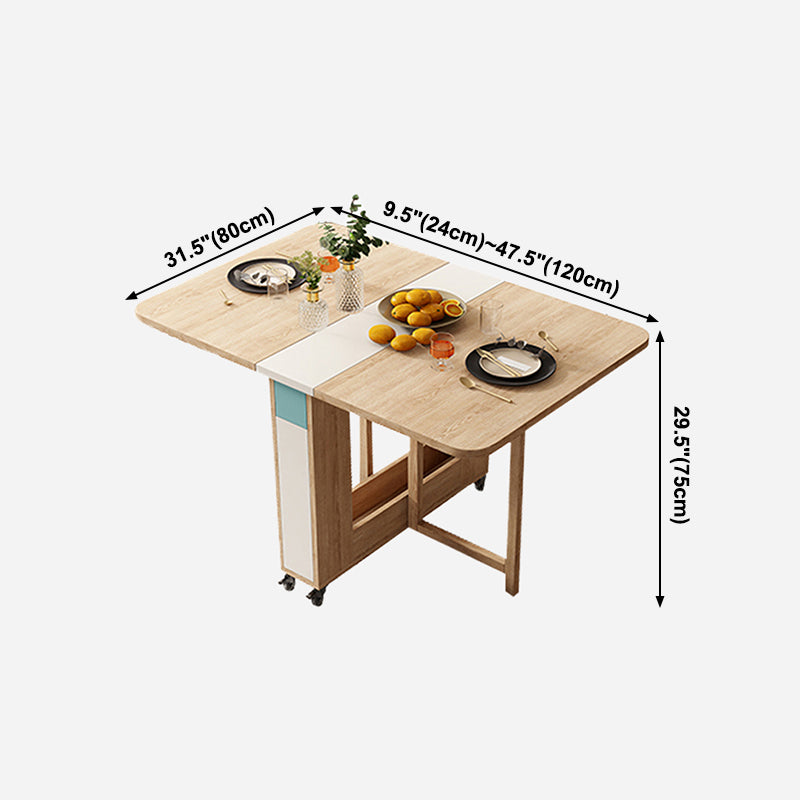 Mesa de comedor de pedestal de comedor moderno de mediados de siglo para la cena de cocina en casa