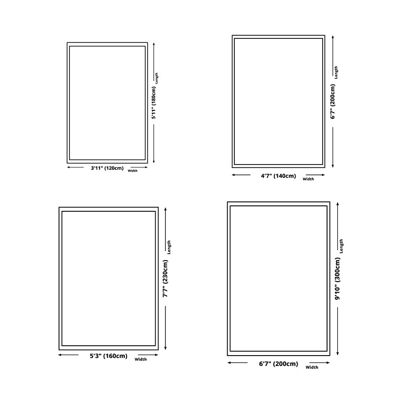 Gorgeous Washable Carpet Modern Polyester Area Rug Living Room Area Rug with Non-Slip Backing