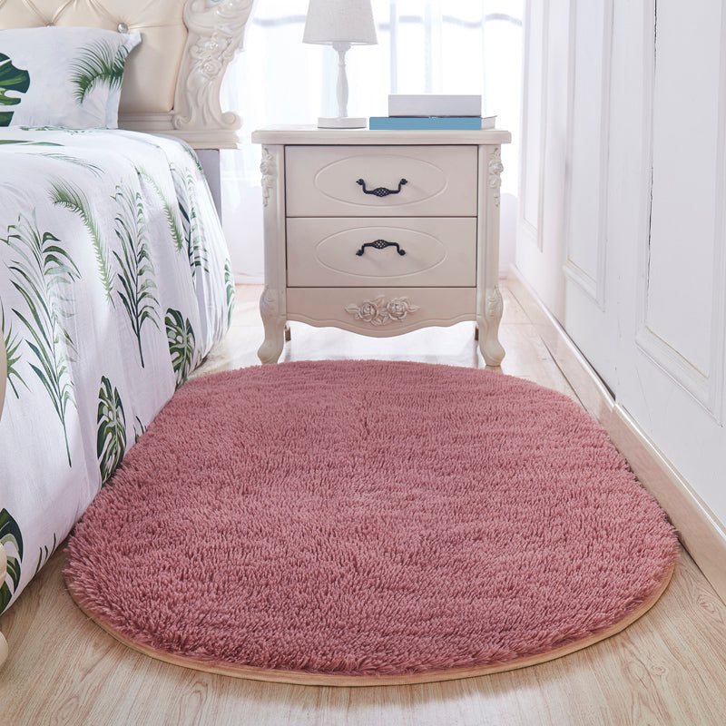 Tendy Shag Area Tapis Simplicity Plain Intérieur tapis intérieur Polyester Anti-Slip Backing Tapis pour décoration intérieure