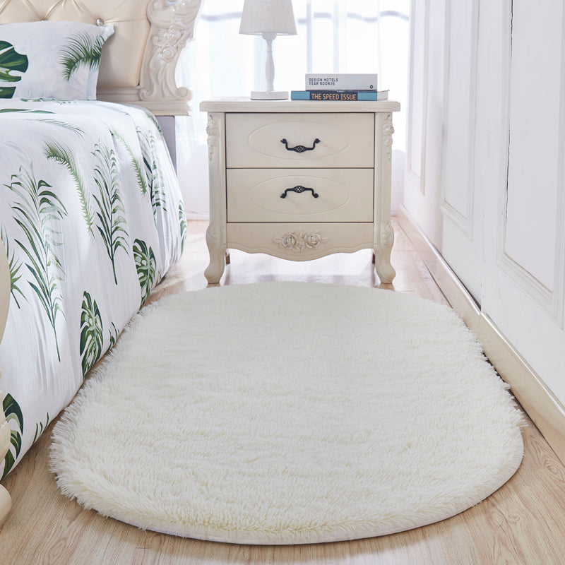 Tendy Shag Area Tapis Simplicity Plain Intérieur tapis intérieur Polyester Anti-Slip Backing Tapis pour décoration intérieure