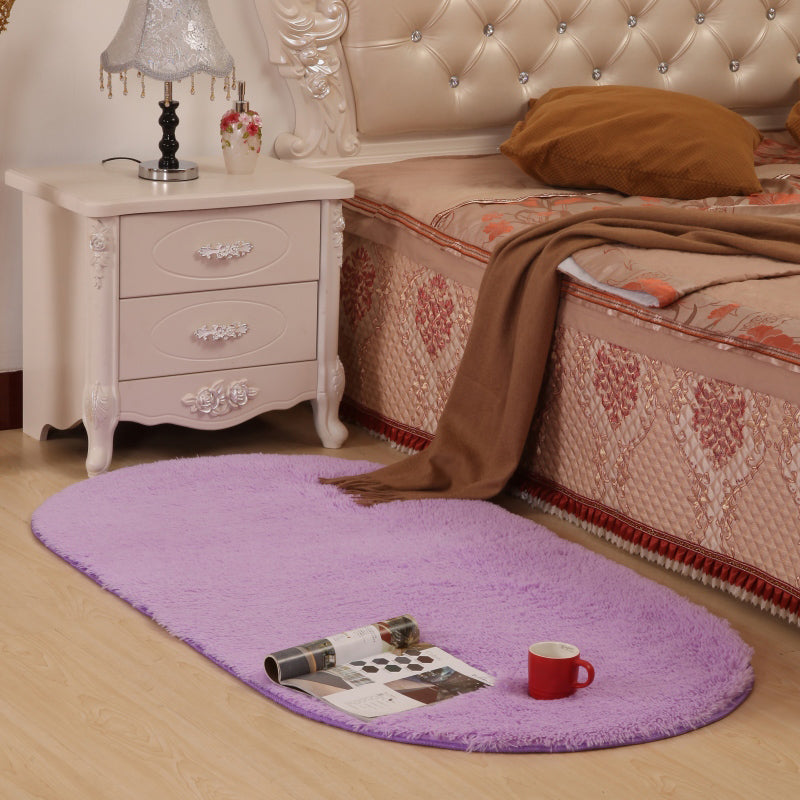 Tendy Shag Area Tapis Simplicity Plain Intérieur tapis intérieur Polyester Anti-Slip Backing Tapis pour décoration intérieure