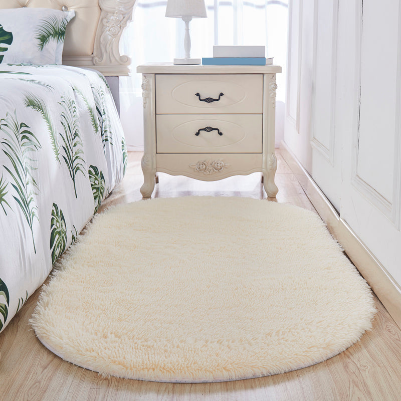 Tendy Shag Area Tapis Simplicity Plain Intérieur tapis intérieur Polyester Anti-Slip Backing Tapis pour décoration intérieure