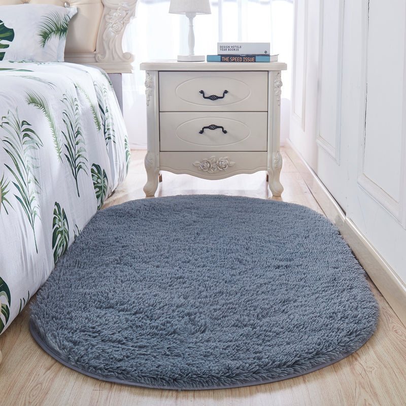 Tendy Shag Area Tapis Simplicity Plain Intérieur tapis intérieur Polyester Anti-Slip Backing Tapis pour décoration intérieure