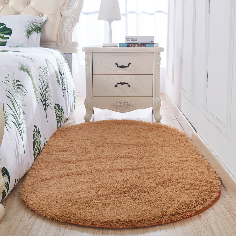 Tendy Shag Area Tapis Simplicity Plain Intérieur tapis intérieur Polyester Anti-Slip Backing Tapis pour décoration intérieure