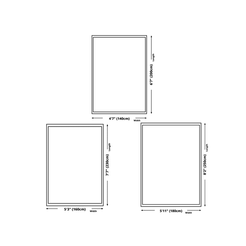 Modern Drawing Room Carpet Tie-Dye Pattern Polyester Area Rug Non-Slip Backing Rug