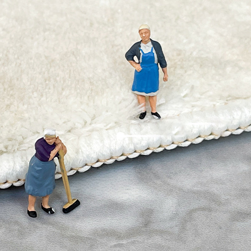 Modern Yellow Area Rug Geometric Print Polyester Carpet Anti-Slip Rug for Drawing Room