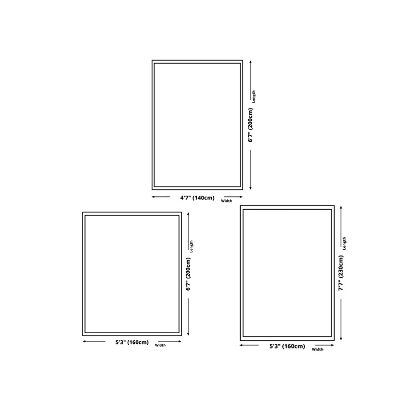 Alfombra de área azul tradicional alfombra de medallón impresa poliéster alfombra alfombra alfombra para salón para salón