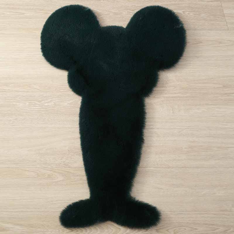 Folw Pure Color Rug Plüsch Polyesterbereich Teppich Fleckenfester Teppich für Wohnkultur