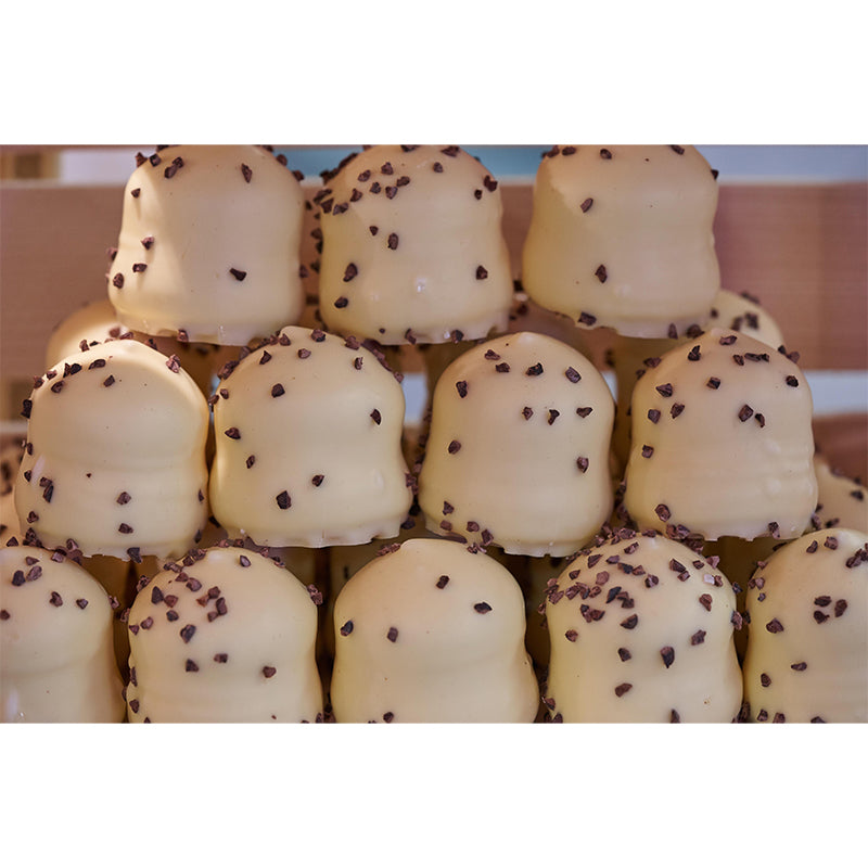 Customized Wall Mural Dessert with Chocolate Pattern  Mildew Resistant Wallpaper Commerce Shop