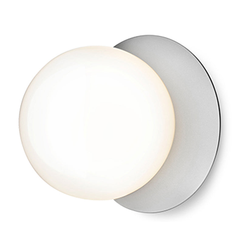 1 éclairage mural à balle en verre clair