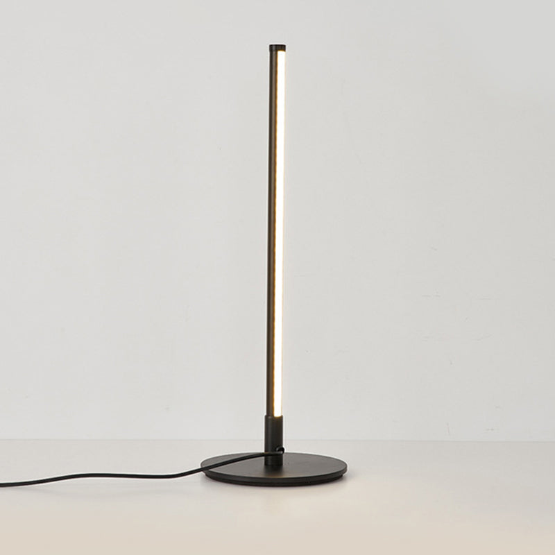 Lampada da tavolo moderna da tavolo a 1 luci Luce da tavolo di protezione dagli occhi lineari per dormitorio