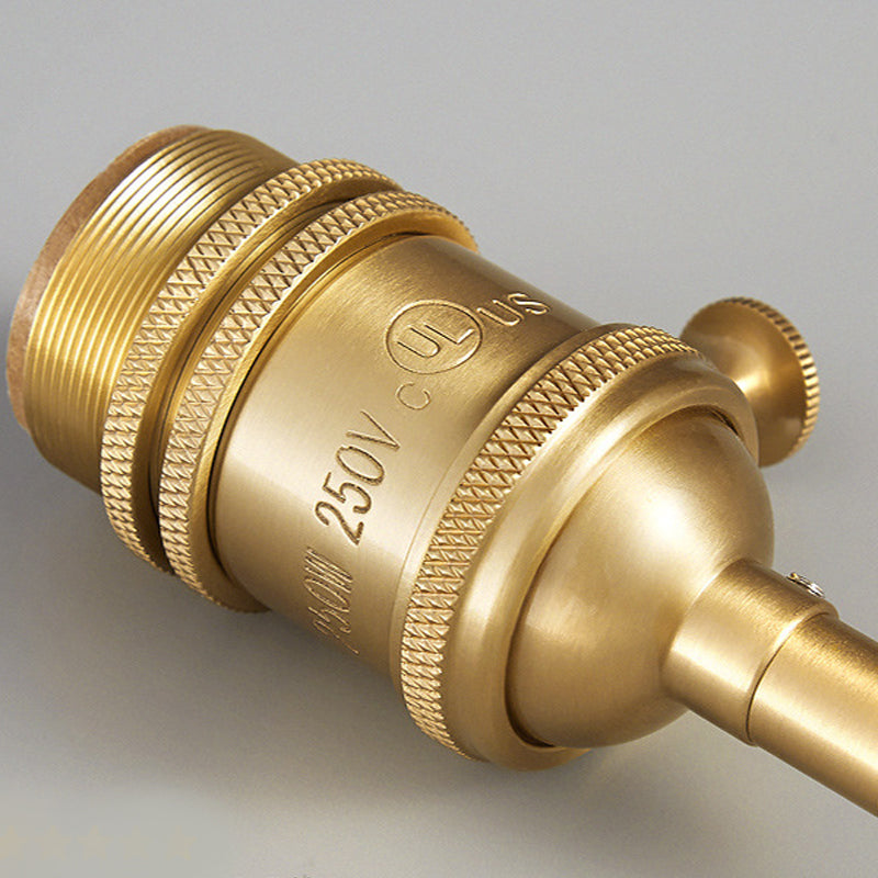 Lampada sospesa in bronzo in bronzo in vetro in stile a sospensione geometrica in stile retrò industriale per sala da pranzo