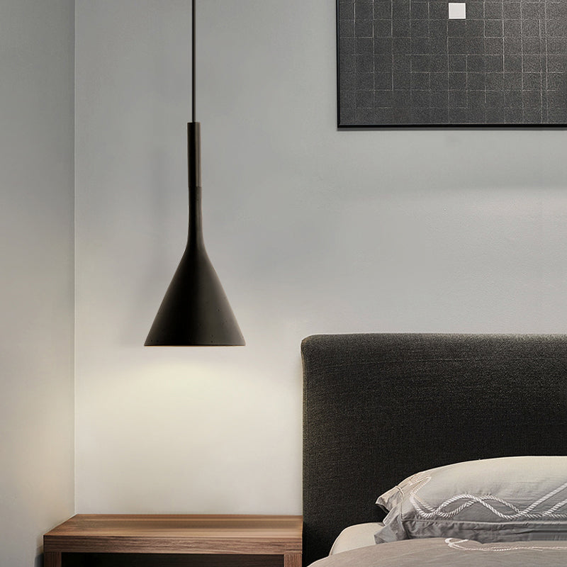 Moderne stijl kegel tint hangend licht 1 lichte hanglamp voor woonkamer