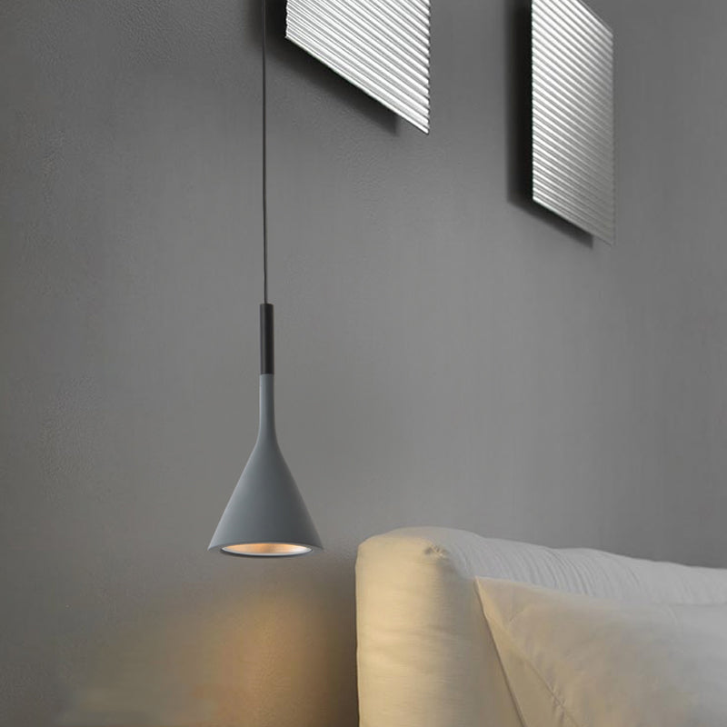 Moderne stijl kegel tint hangend licht 1 lichte hanglamp voor woonkamer