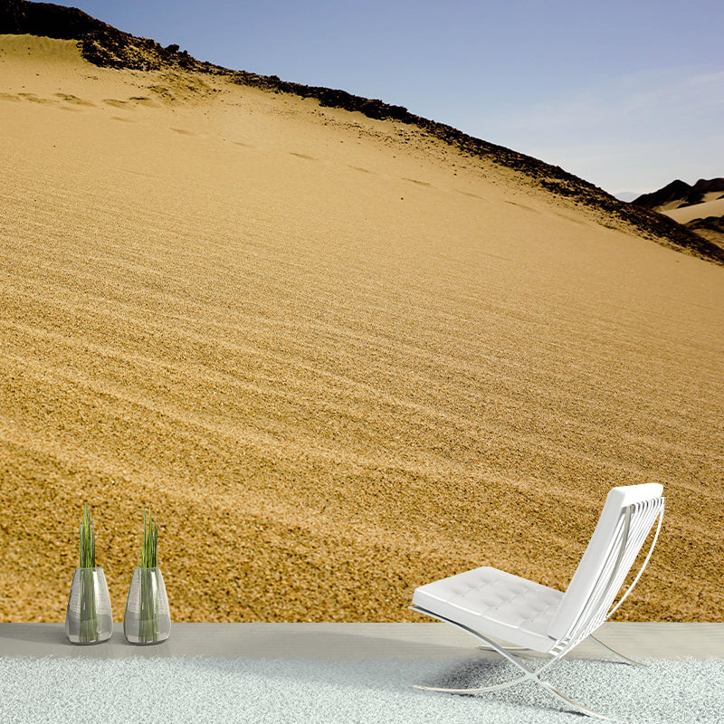 Desert Landscape Wall Mural Wallpaper Modern Style Mildew Resistant for Room