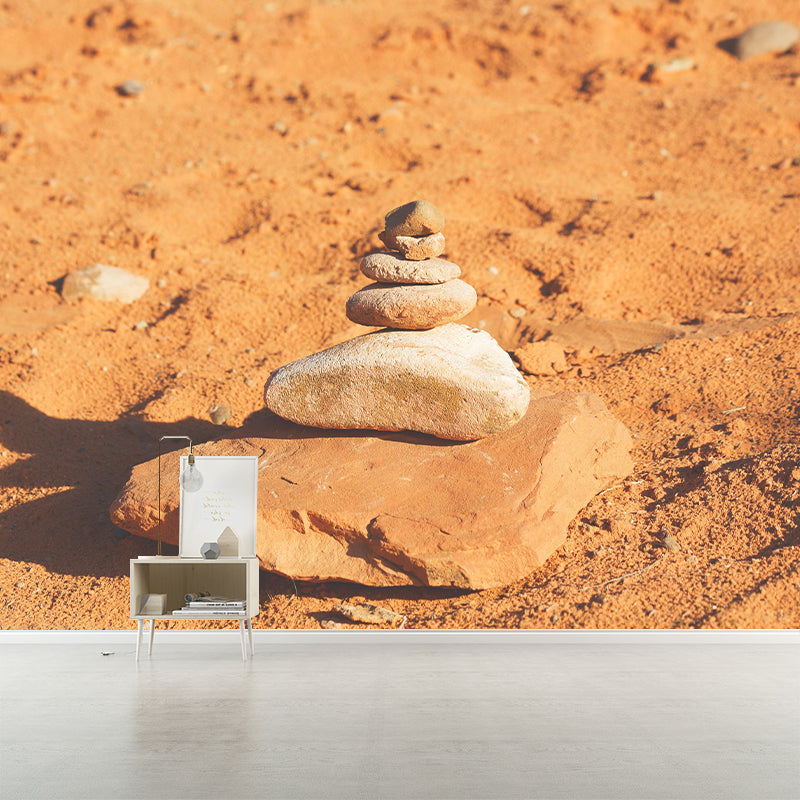 Modern Desert Wall Mural Wallpaper Mildew Resistant for Living Room