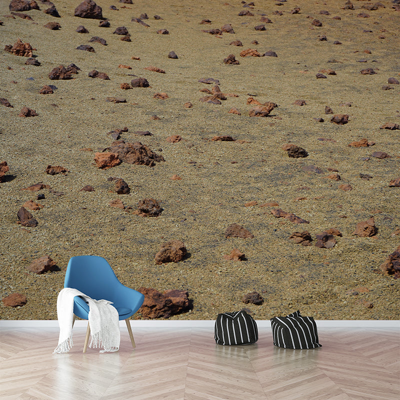 Desert Landscape Mural Wallpaper Modern Style Mildew Resistant for Living Room