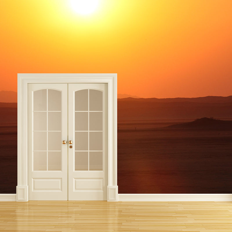Desert Landscape Wall Mural Wallpaper Modern Mildew Resistant for Bedroom