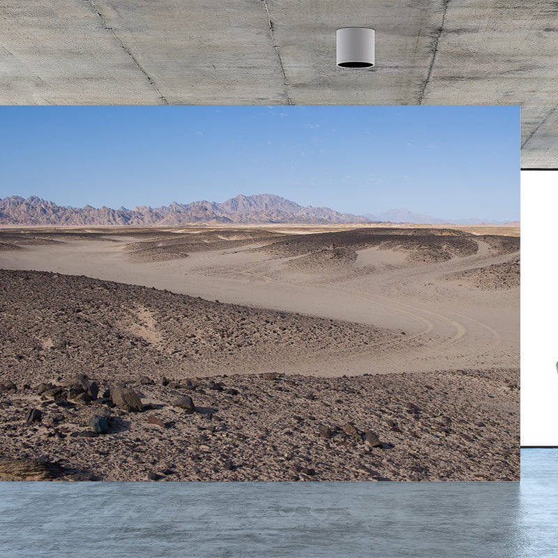 Desert Landscape Wall Mural Wallpaper Modern Mildew Resistant for Decoration