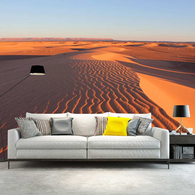 Desert Landscape Mural Wallpaper Modern Style Mildew Resistant for Decoration