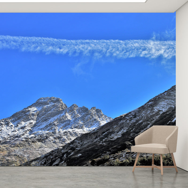 Mountain Wall Mural Wallpaper Modern Mildew Resistant for Decoration