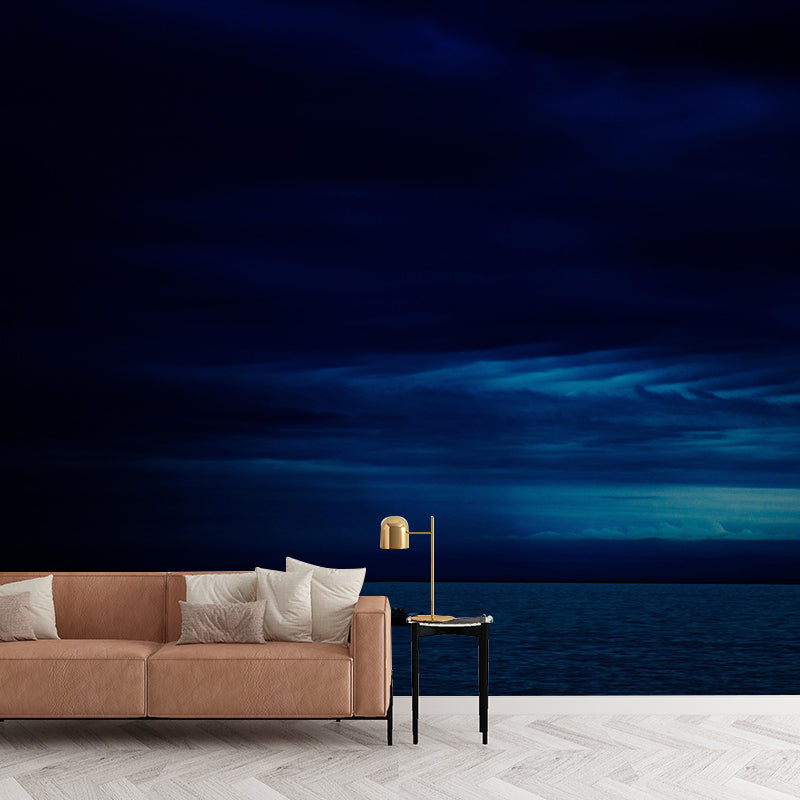 Sky View Mural Wallpaper Modern Style Mildew Resistant for Living Room