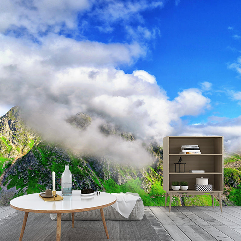 Sky Wall Mural Wallpaper Modern Style Mildew Resistant for Dining Room