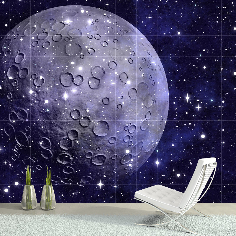 Universe Mural Wallpaper Novelty Style Mildew Resistant for Wall Decor