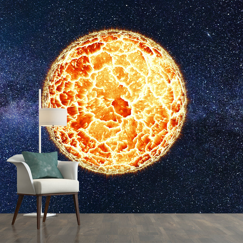 Universe Mural Wallpaper Novelty Style Mildew Resistant for Wall Decor