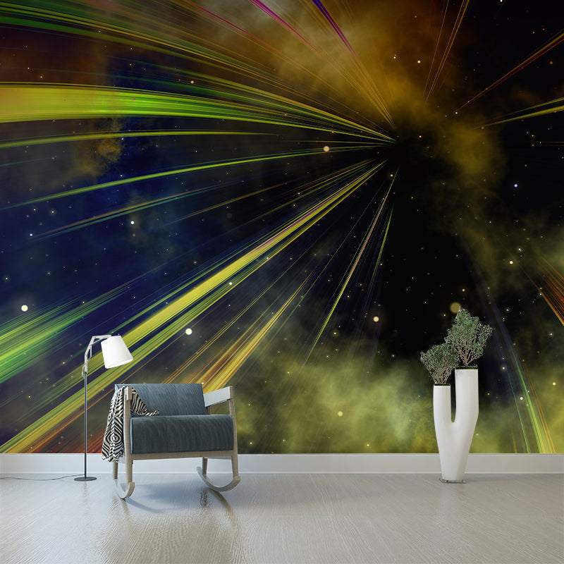 Universe Wall Mural Wallpaper Novelty Style Mildew Resistant for Decoration