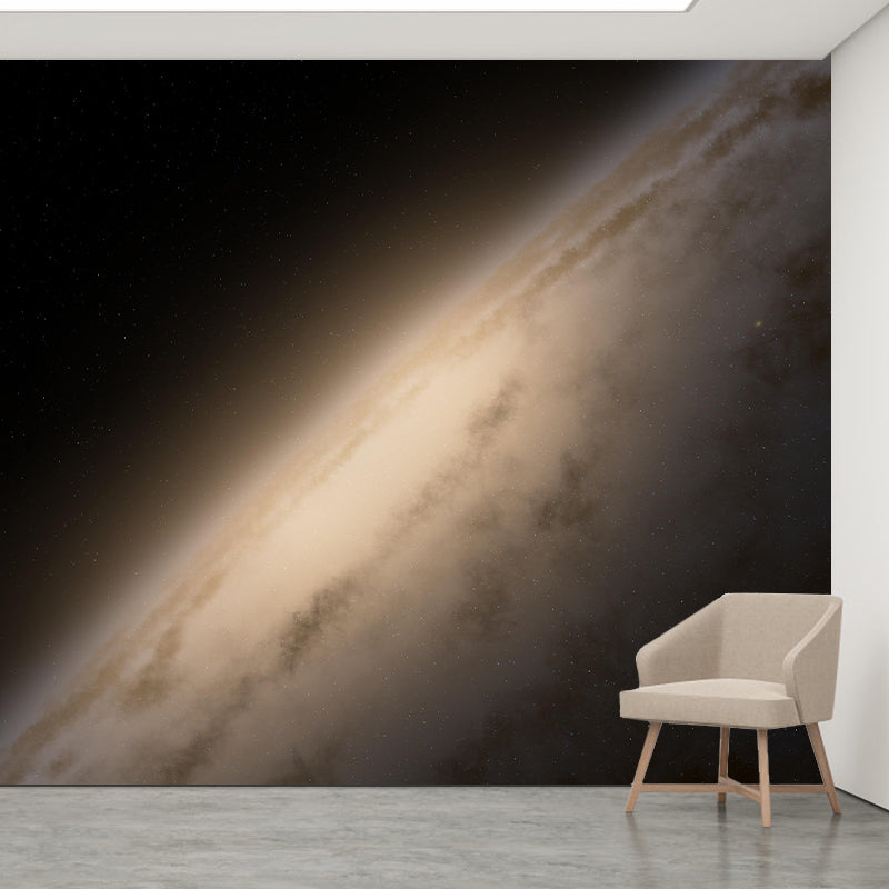 Planet Wall Mural Wallpaper Novelty Style Mildew Resistant for Decoration