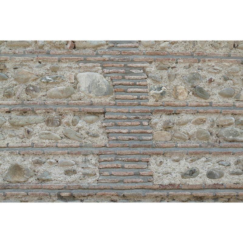 Customized Photography Style Brick Mural Eco-friendly Wallpaper for Living Room