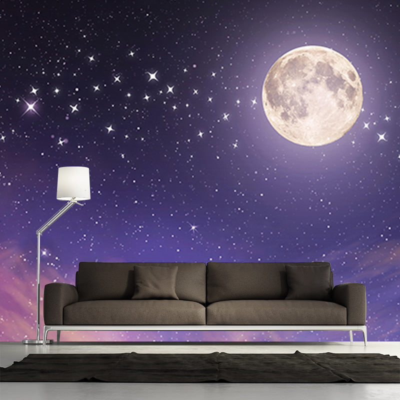 Customized Universe Mural Horizontal Illustration Eco-friendly Wallpaper Wall Covering