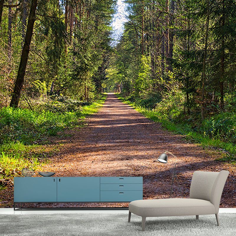 Horizontal Photography Space Extension Mural Eco-friendly Wallpaper for Room