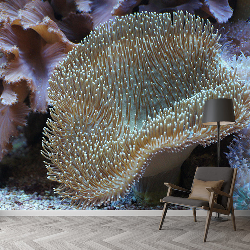 Customized Horizontal Photography Seabed Mural Eco-friendly Bathroom Wall Covering