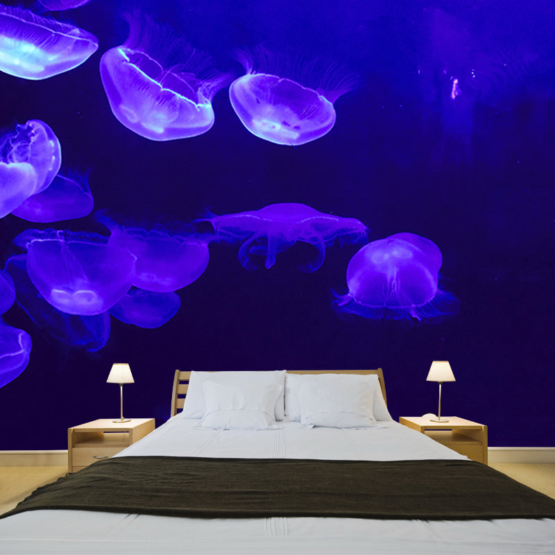 Customized Horizontal Photography Seabed Mural Eco-friendly Wallpaper for Bathroom