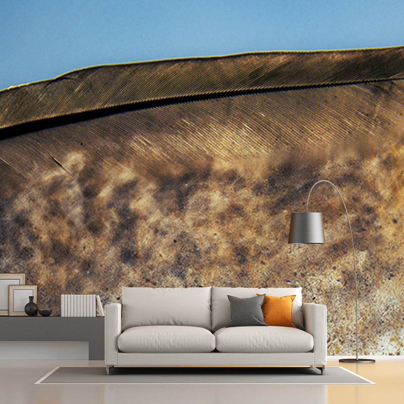 Customized Horizontal Photography Feather Mural Eco-friendly for Home Decor