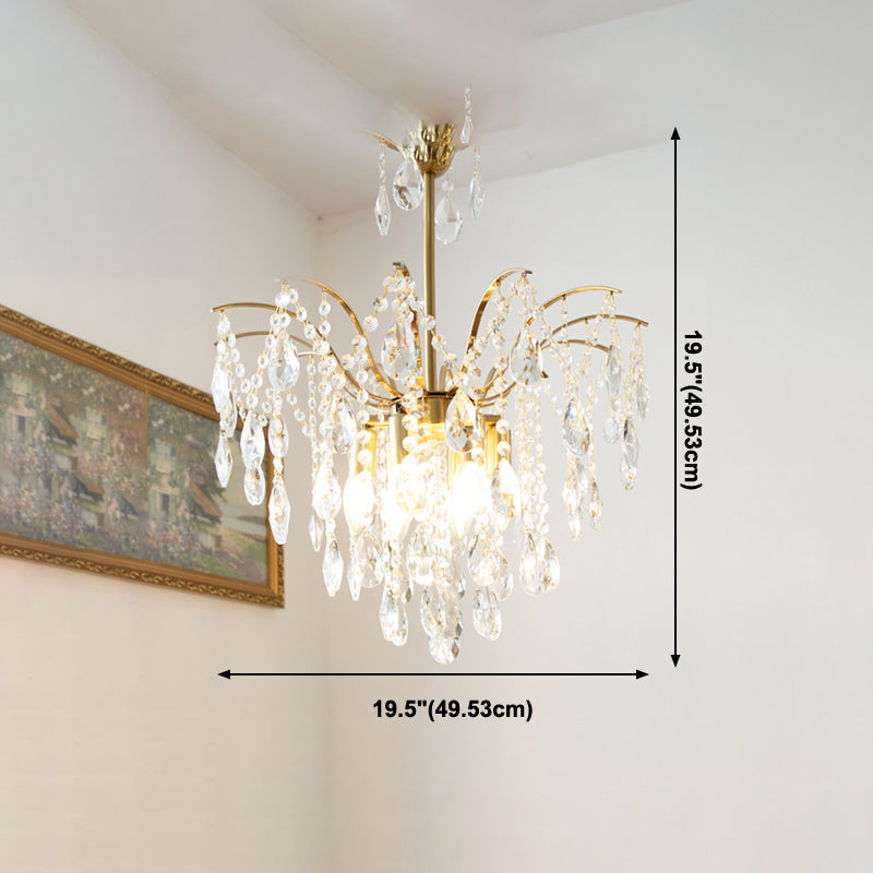 Traditionelle Kronleuchterleuchten mehrköpfige Suspensionshänger-Anhängerlampen für Wohnzimmer