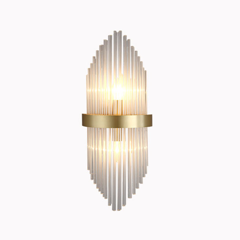 Modern Household Wall Sconce Crystal Shade Wall Lamp for Drawing Room Living Room