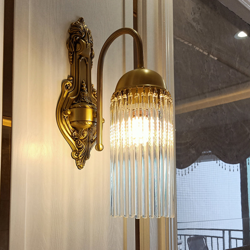 Luz de luz de pared de estilo tradicional Dropas de cristal luces aplastas para la sala de estar del dormitorio del hotel