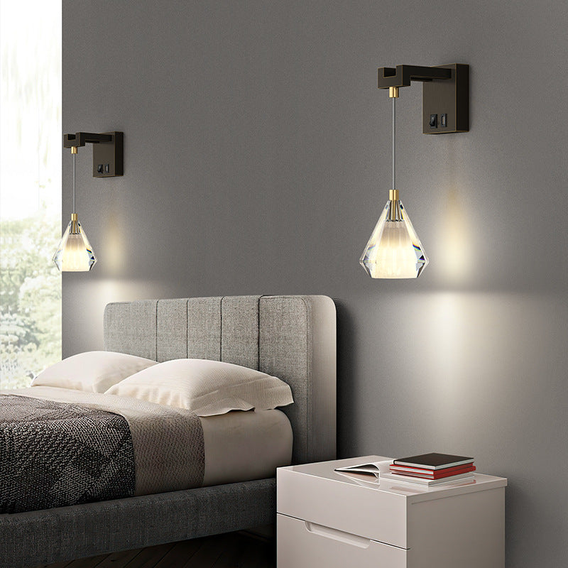 Tombra geométrica 1 Luz de la pared de luz Luz de la pared de la pared de estilo moderno