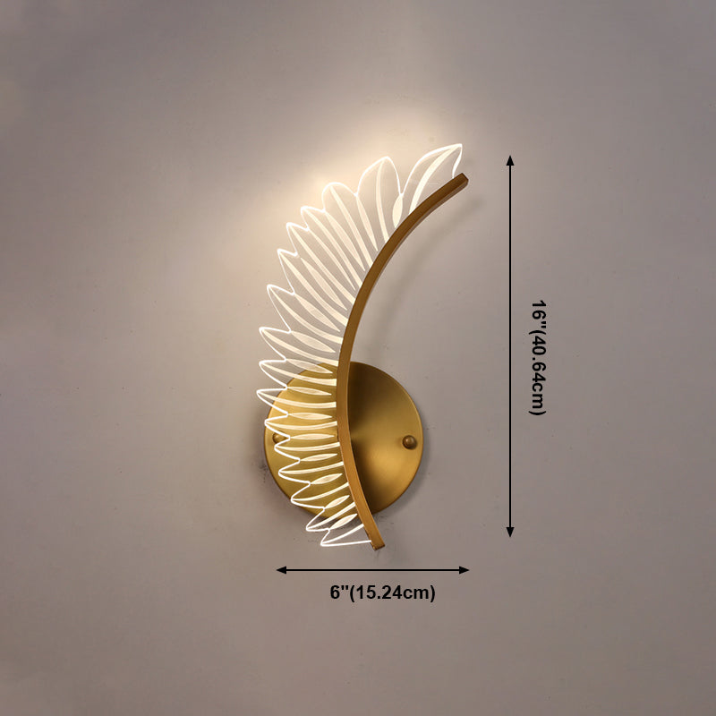 Contemporary Geometric Sconce Lights Metal Wall Mount Light Fixture