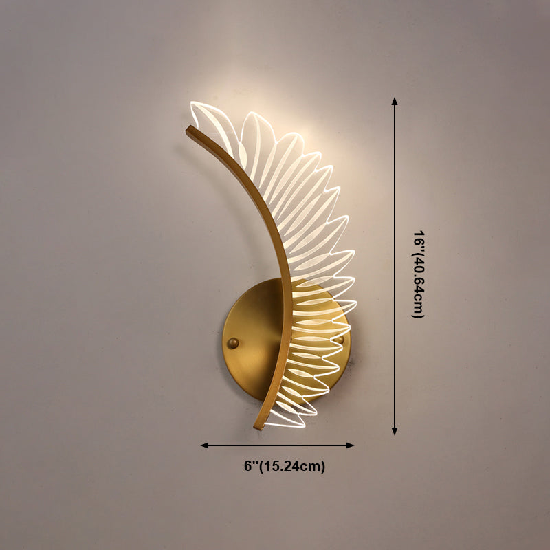 Contemporary Geometric Sconce Lights Metal Wall Mount Light Fixture