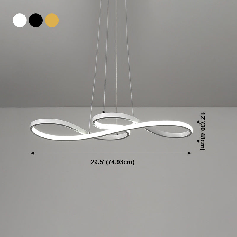 Metal Ceiling Hung Fixtures Contemporary Pendant Lighting for Dining Room