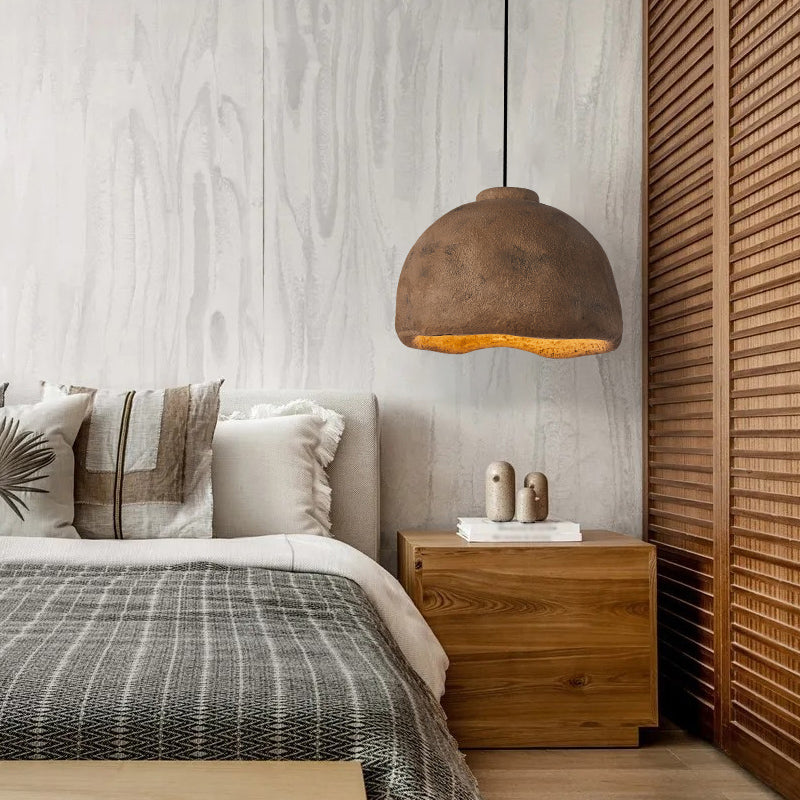 Plastic Bowl Shade Hanging Lights Modern Style 1 Head Hanging Mount Montage voor restaurant