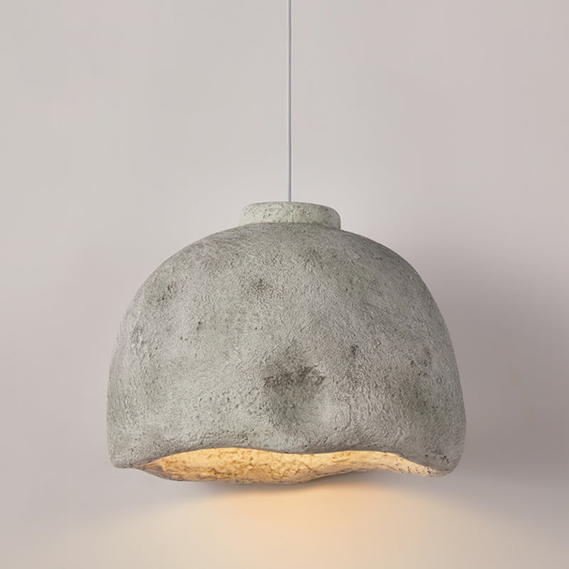 Plastic Bowl Shade Hanging Lights Modern Style 1 Head Hanging Mount Montage voor restaurant