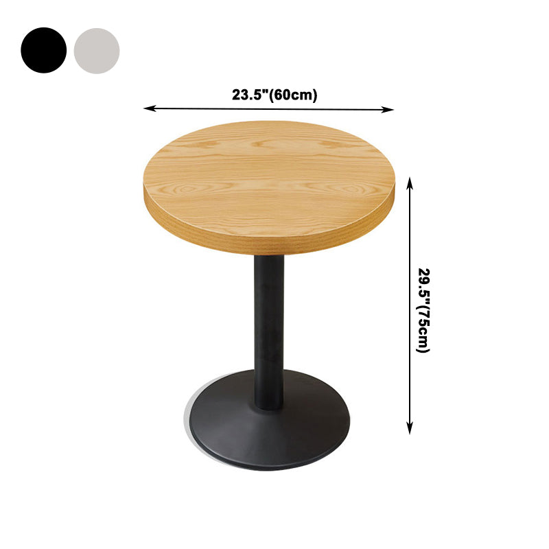 Table à manger de style industriel maison de cuisine meubles avec base en métal