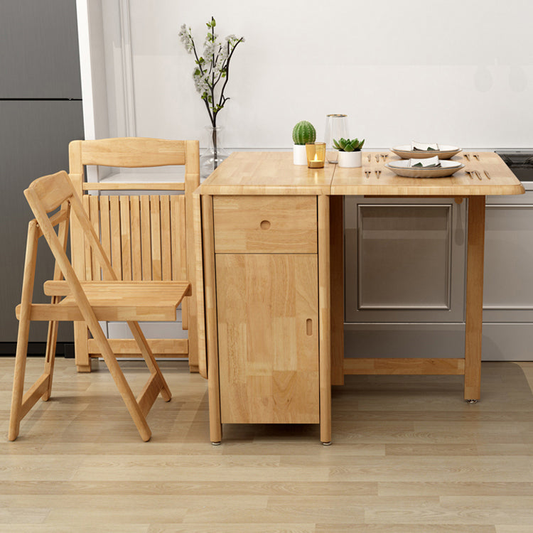 Mid-Century Modern Dining Table Solid Wood Table with Solid Wood Base(only table)
