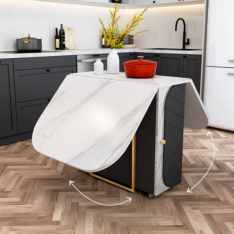 Rectangle Table à manger moderne du milieu du siècle Table de base en métal pour salle à manger, 59 "L x 31,5" L x 29,3 "H