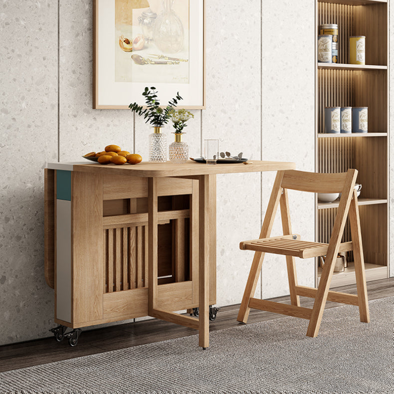 Mesa base de pedestal de comedor moderno de mediados de siglo para comedor, 47.2 "L x 37.5" L x 28.9 "H